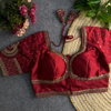 Tew Soft Italian Silk Heavy Handwork Blouse Best Wholesale Shop In Surat